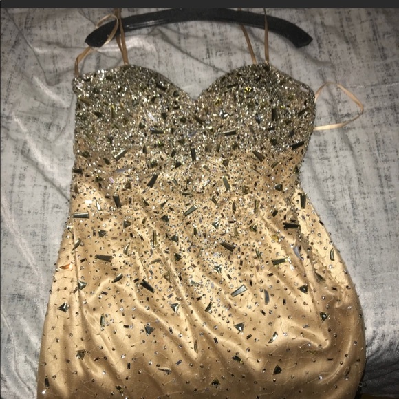 Gold Formal Dress - Picture 3 of 3